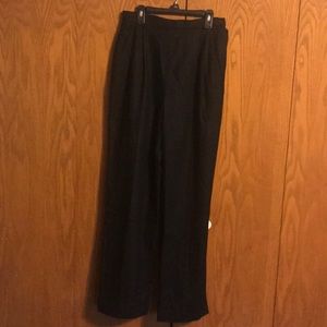 Michael Stevens Lined Black Wool Pants Size 10